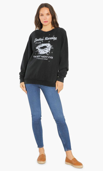 Ladies Revenge Oversized Sweatshirt