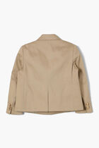 Medusa Head Patch Single Breasted Blazer