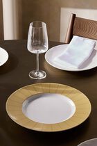 Jardin Indien Underplate Round Gold 32cm