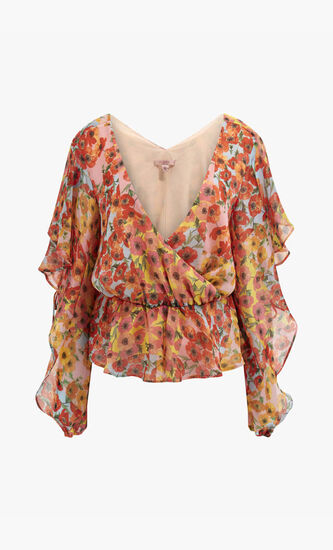 Saskika Drapery Blouse