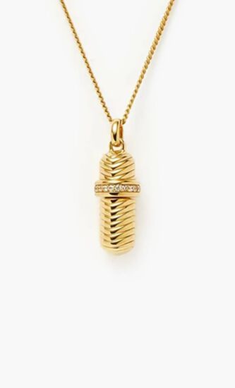 Bottle Ridge Pendant Necklace