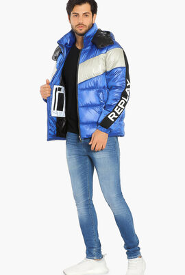 Colorblock Quilted Jacket