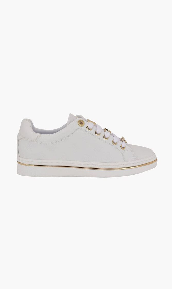 Stasey Debossed Low Top Sneakers
