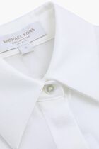 Solid Optic White Collared Shirt