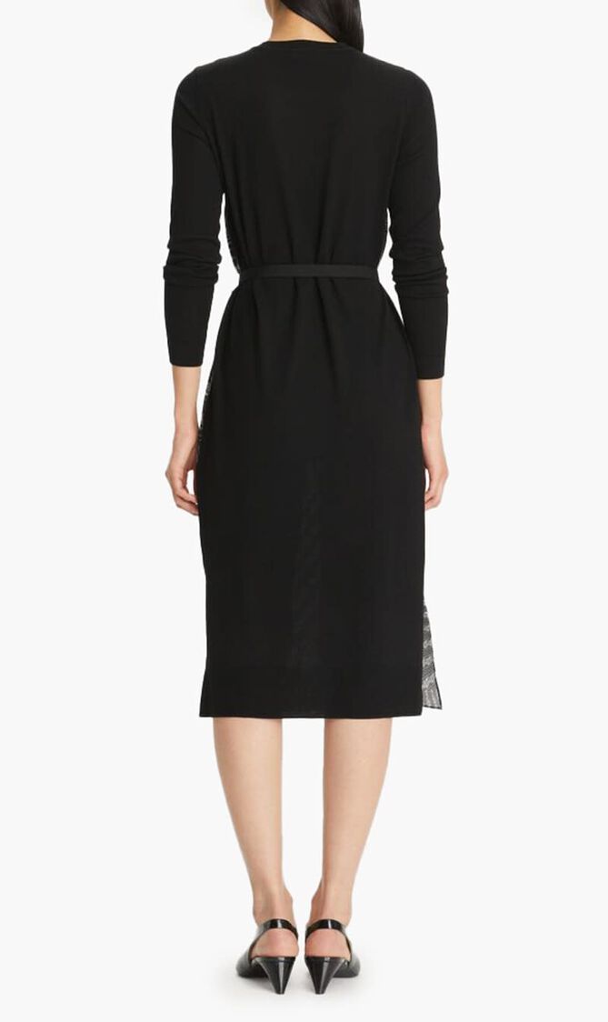 Greer Silk Front Sweater Dress