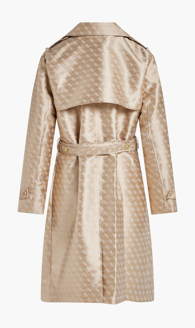 DILETTA BELTED LOGO TRENCH