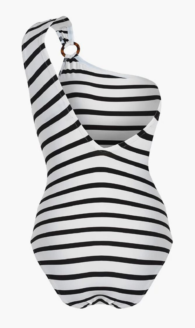 Rayures Asymmetric One Piece