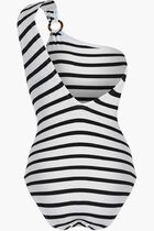 Rayures Asymmetric One Piece