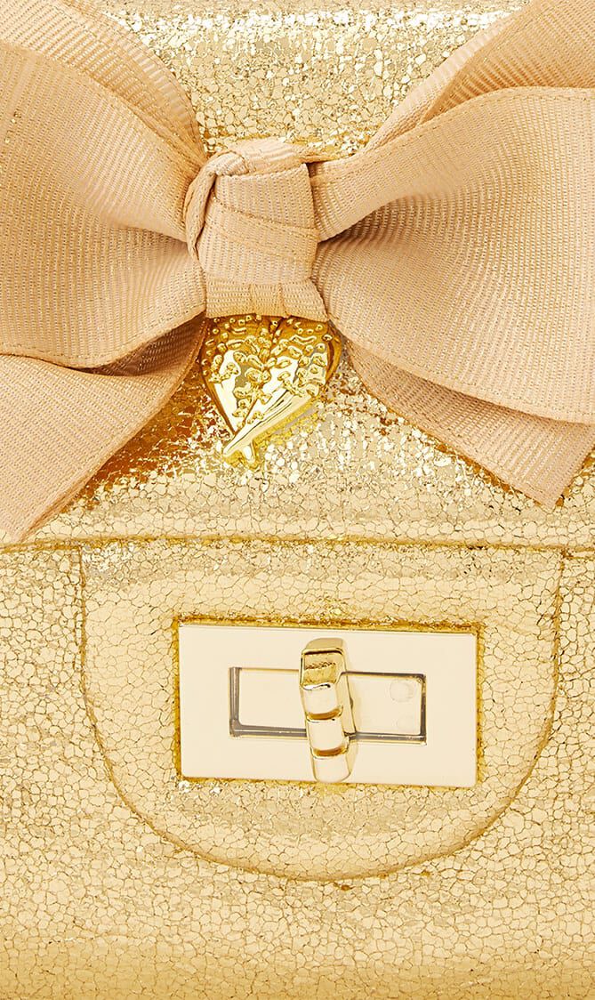 SKYLA METALLIC BAG GOLD