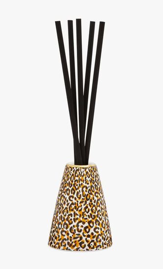 CREATURES OF CURIOUSITY 200ML  LEOPARD PRINT CERAMIC REED DIFFUSER AND REEDS