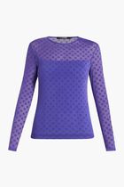 Mesh Long Sleeve Top