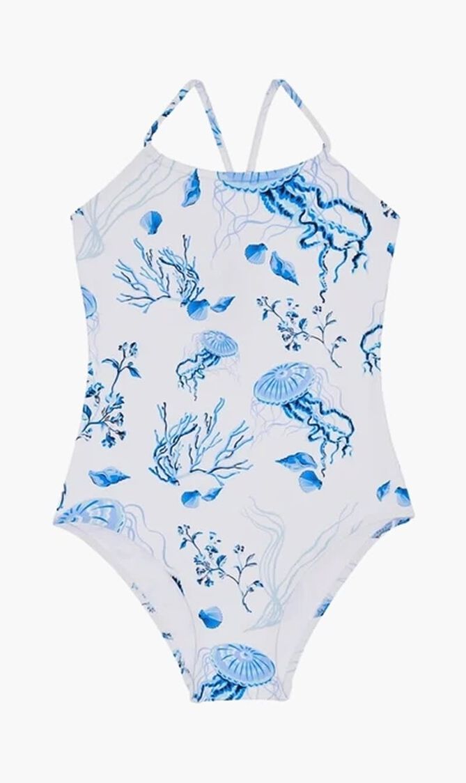 Medusa and Shells One-Piece Swimsuit