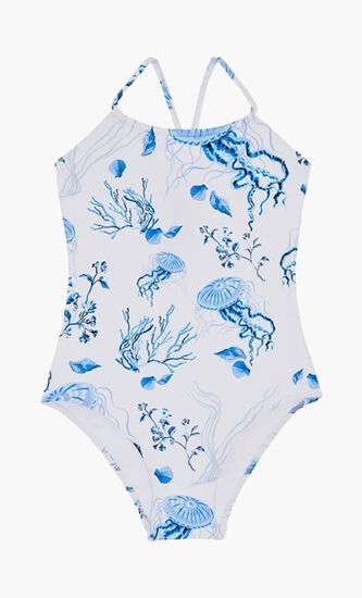 Medusa and Shells One-Piece Swimsuit