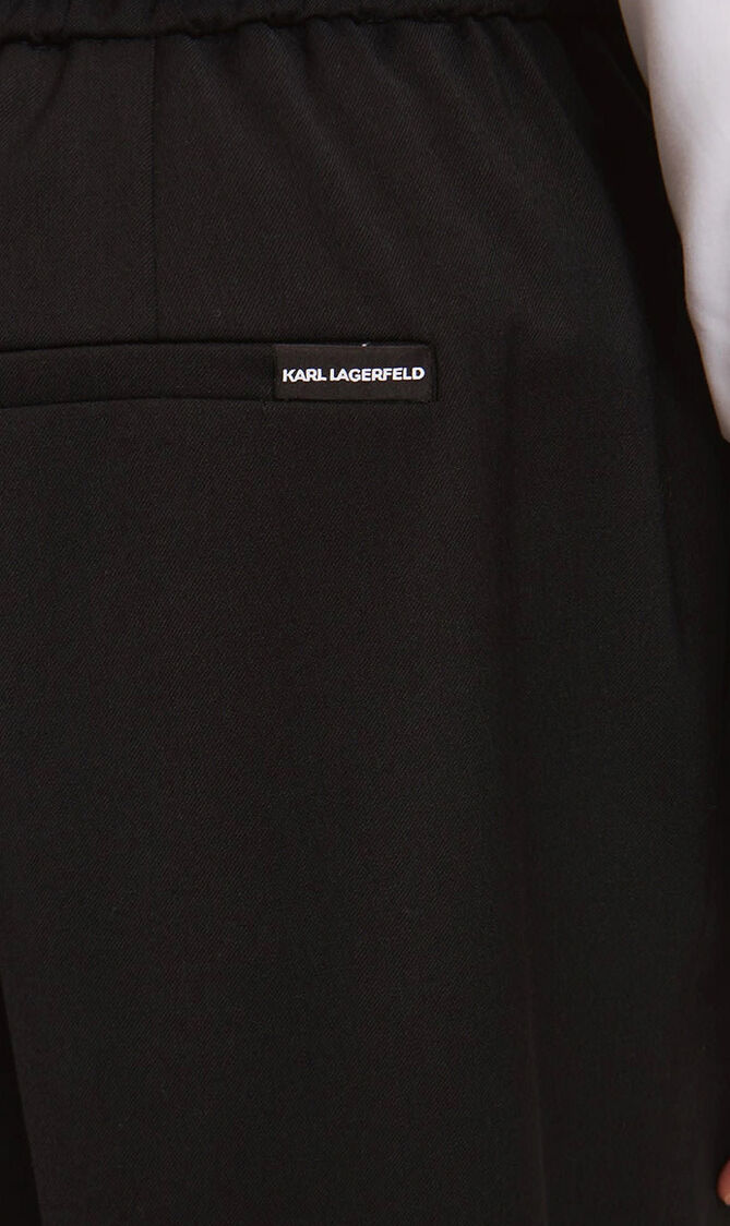 Casual Wool Blend Pants