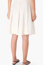 London Pleated Midi Skirt