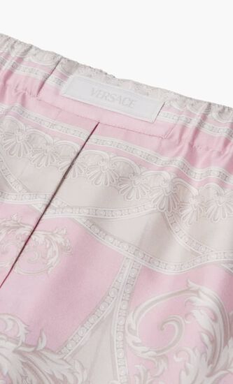 INFORMAL PANT COUPE DES DIEUX BAROCCO FOULARD ON RESPONSIBLE SILK TWILL