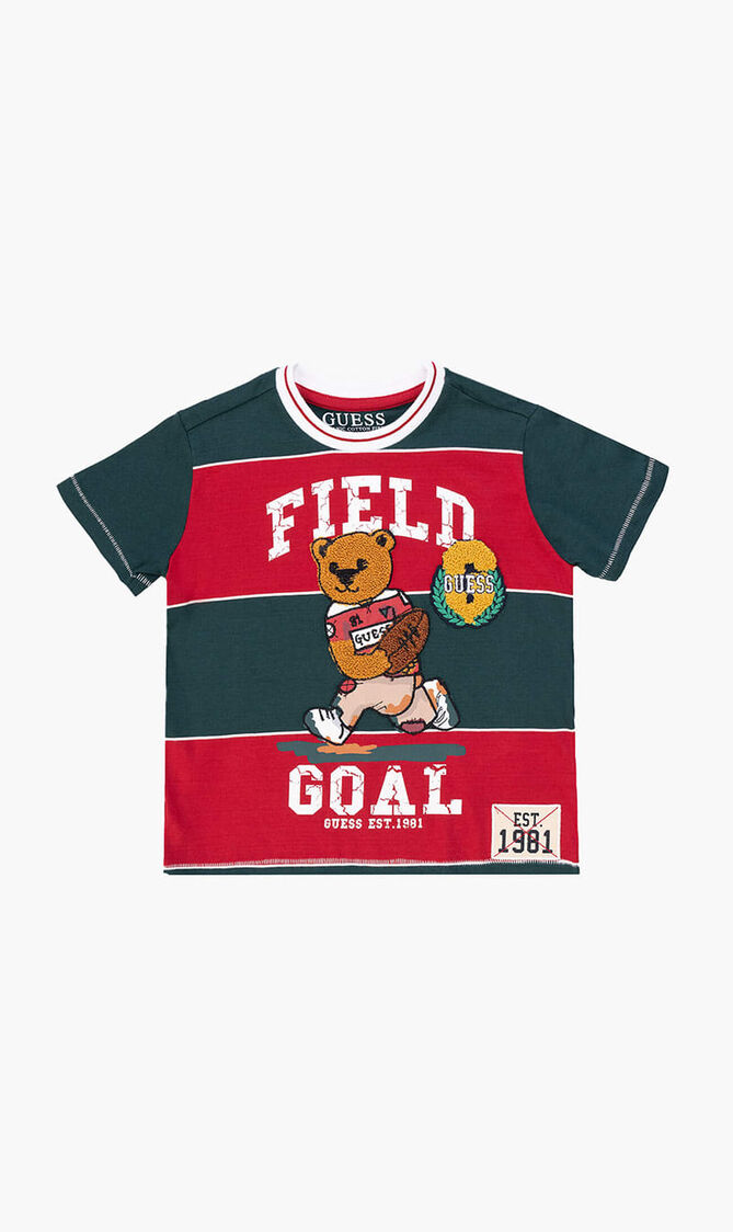 Cotton T-shirt with Accent Print