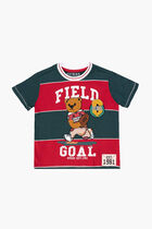 Cotton T-shirt with Accent Print