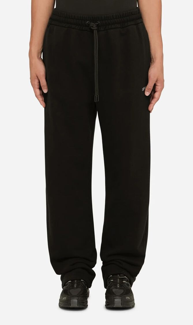 DIAGS BIT BOOK SWEATPANTS BLACK WHITE