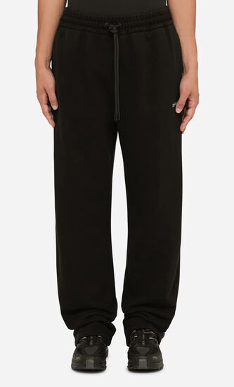 DIAGS BIT BOOK SWEATPANTS BLACK WHITE