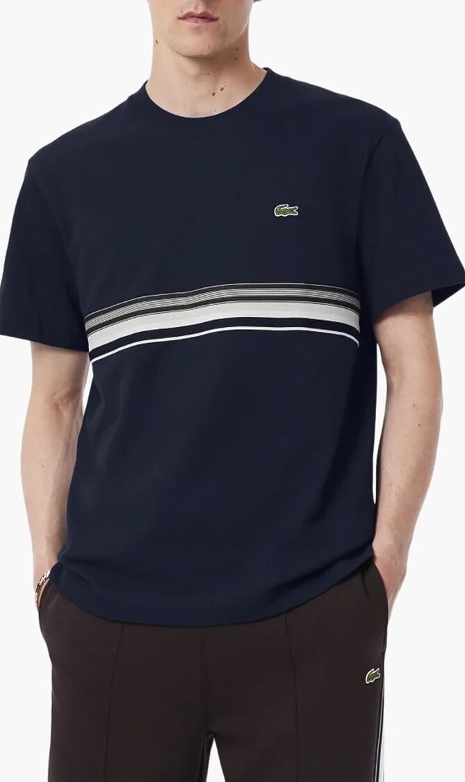 French Made Striped Band T-shirt