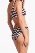 Modern Take One Shoulder Cut Out Bralette Bikini Top