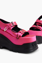 PLAIN DOUBLE PLATFORM SANDAL