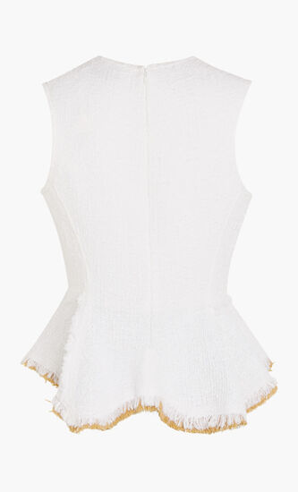 COTTON TWEED TOP