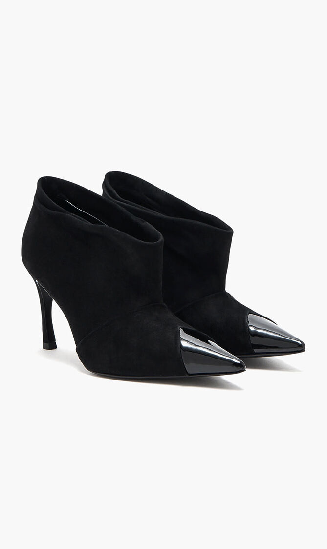 SUEDE POINTED TOE BOOT