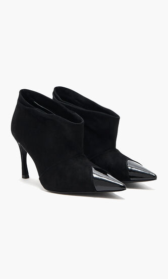 SUEDE POINTED TOE BOOT