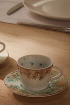 Coffee Cup & Saucer Blue Set Of 2