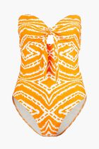 Zanzibar Twist Tie Front One Piece