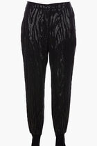 WOODGRAIN LUREX JOGGER