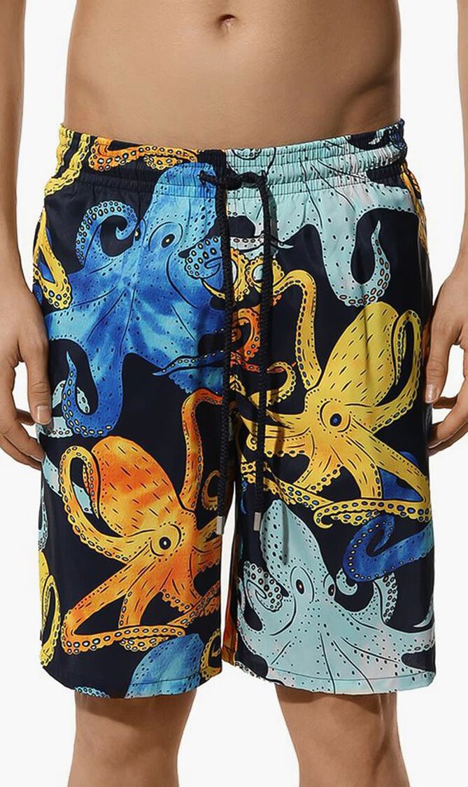 OKOHINA MAILLOT DE BAIN CR24 POULPE AQUAR LF BLEU MARINE