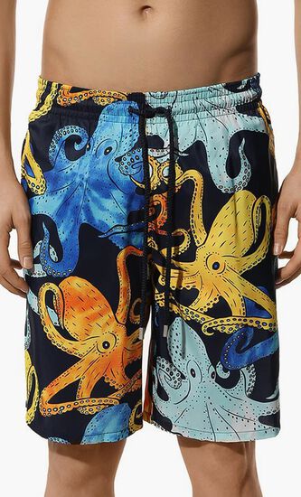OKOHINA MAILLOT DE BAIN CR24 POULPE AQUAR LF BLEU MARINE