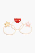 Retro rainbow hair ties