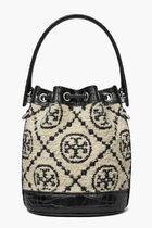 T Monogram Boucle Mini Bucket Bag