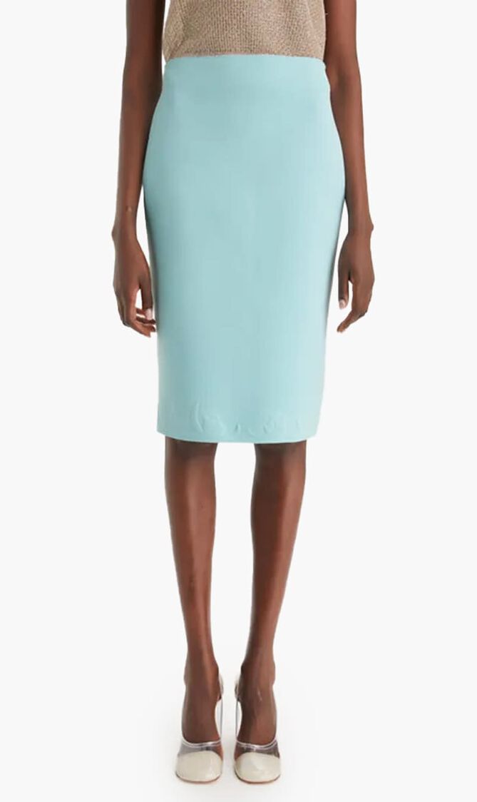 Embossed Sweater Skirt