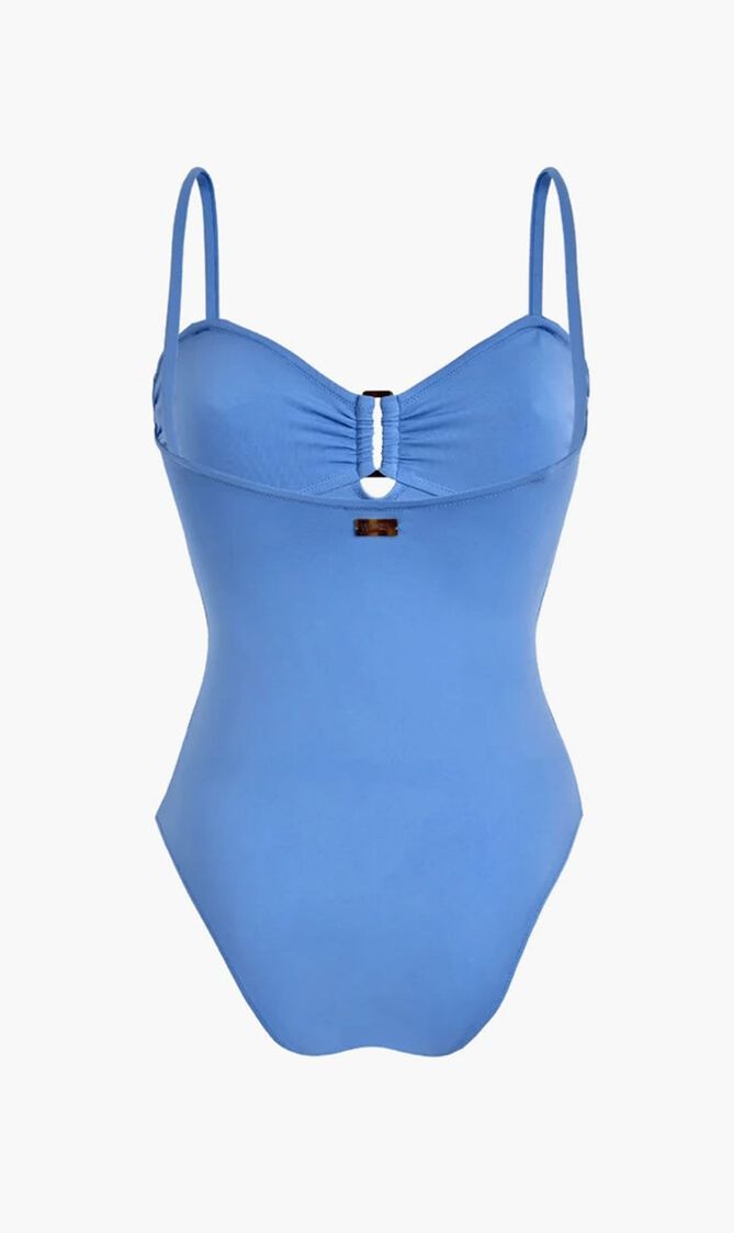 LUCETTE SU24 MAILLOT DE BAIN BLEU JEAN