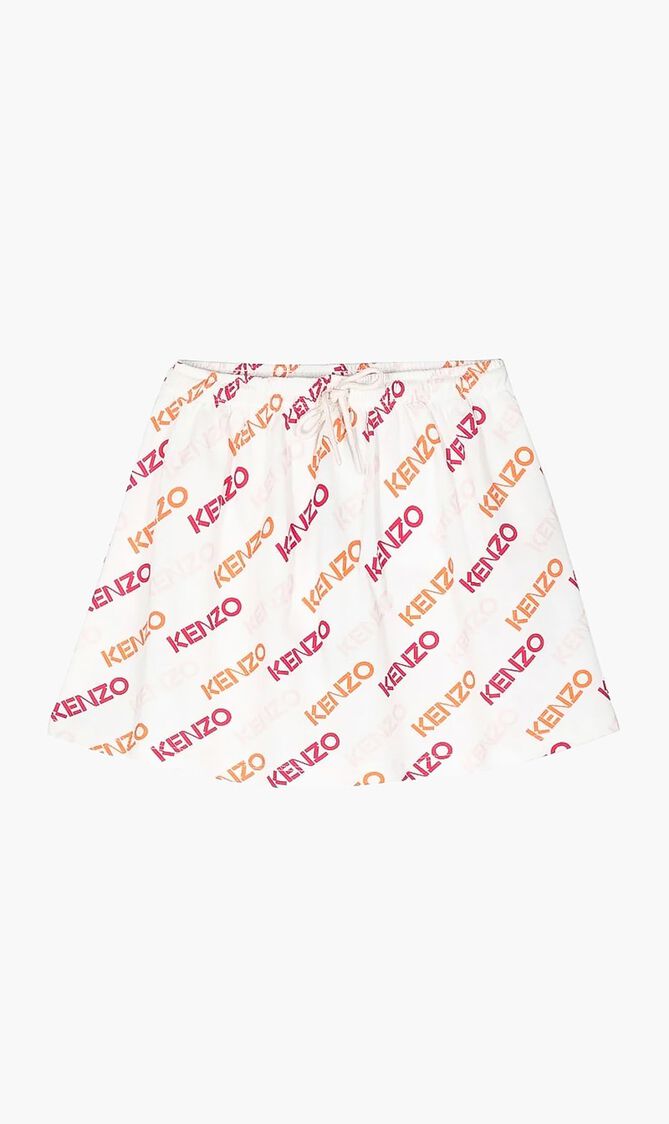 All Over Logo Skirt