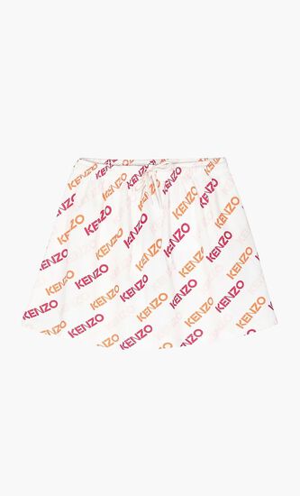 All Over Logo Skirt