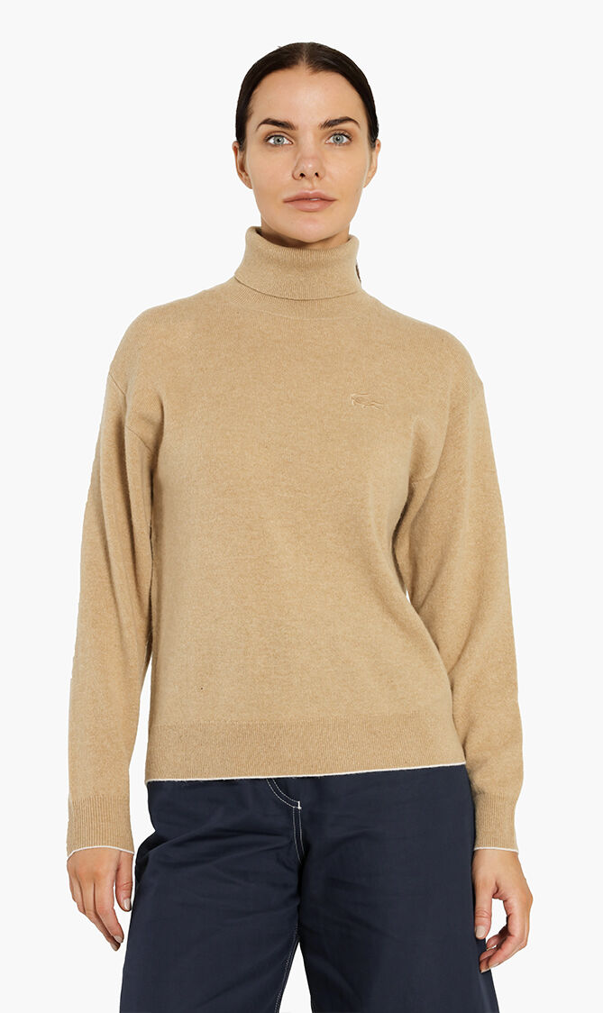Buy LACOSTE Turtle Neck Wool Sweater for SAR 810.00 The Deal Outlet