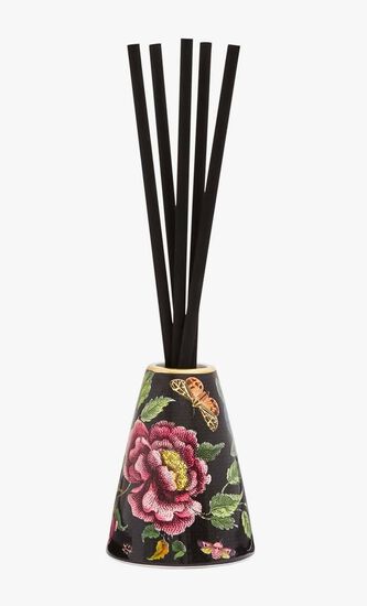 CREATURES OF CURIOUSITY 200ML CERAMIC REED DIFFUSER AND REEDS - BLACK FLORAL