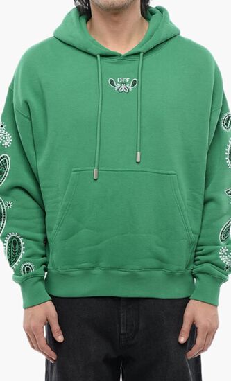 BANDANA ARR SKATE HOODIE COLLEGE GREEN W