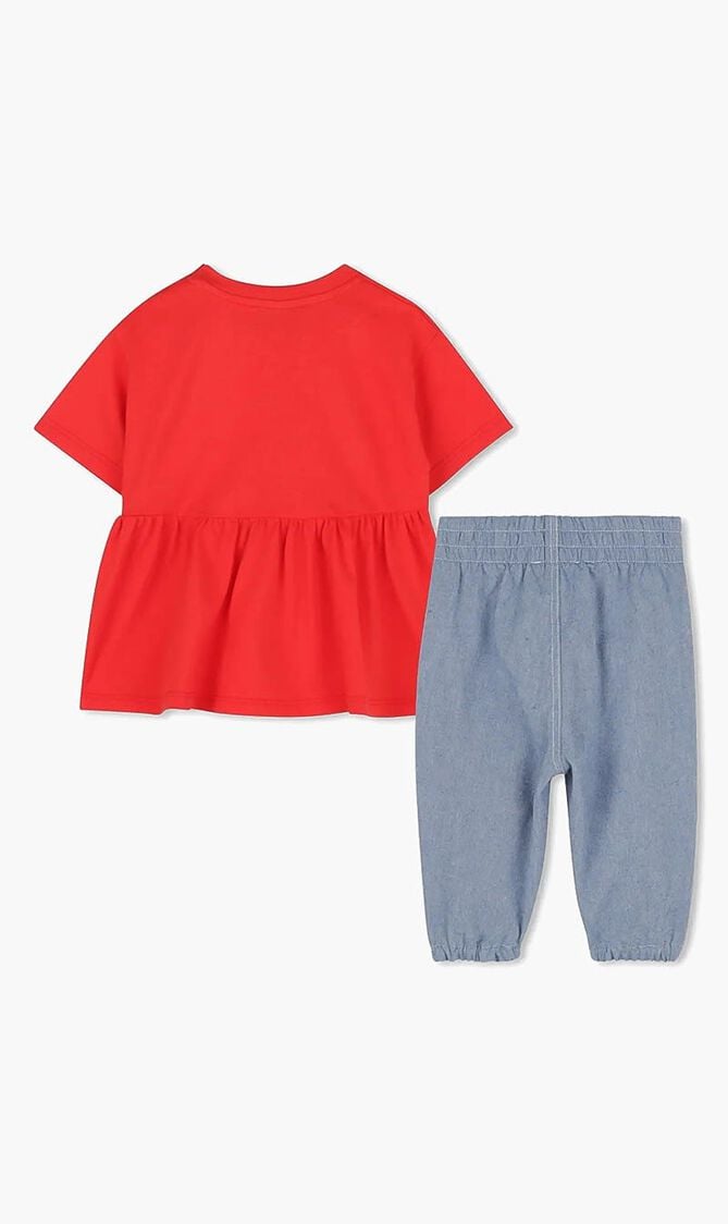 Book Flower Trouser Set