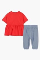 Book Flower Trouser Set