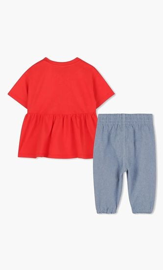 Book Flower Trouser Set