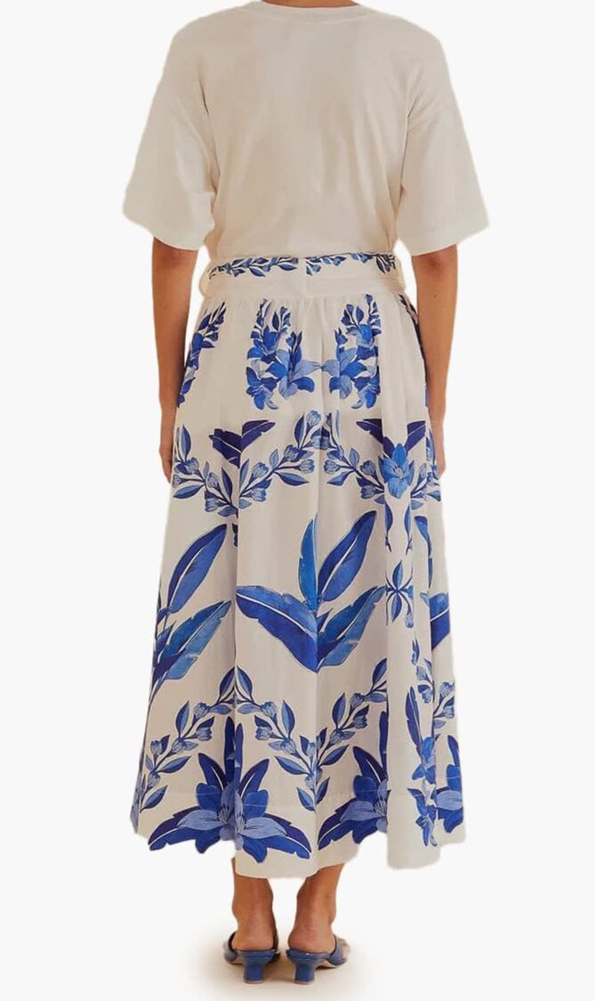 Cotton Midi Skirt Cotton Midi Skirt