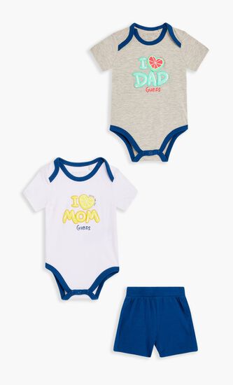 2 Pcs Body Shorts Set