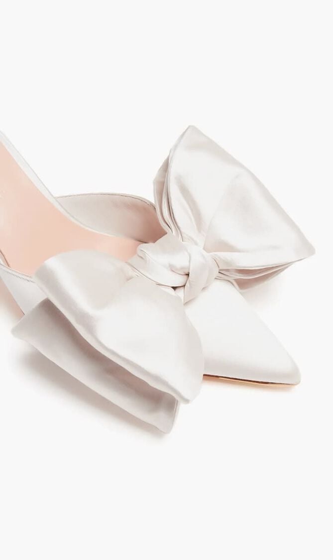 Satin Bow Mule Satin Bow Mule